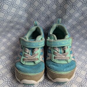 Stride Rite Teal and Gray Kids' Sneakers
